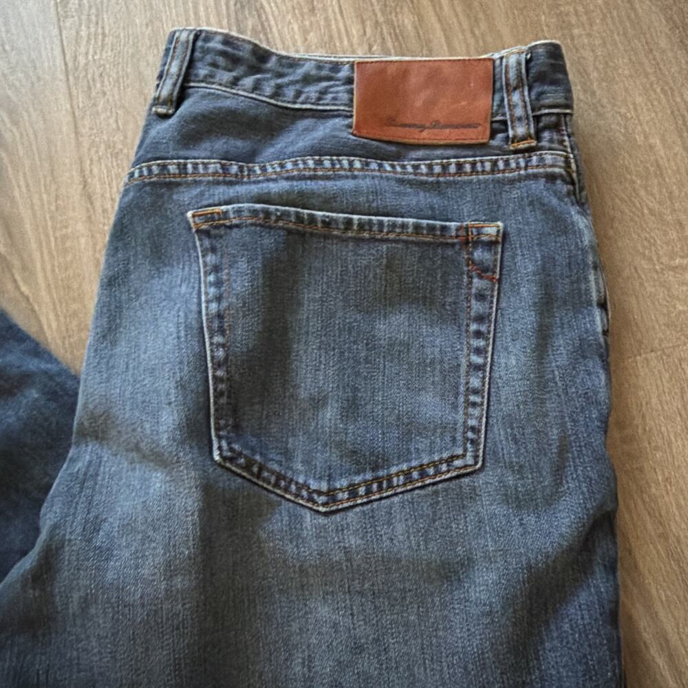 Tommy Bahama Authentic Straight Jeans Relax Blue Denim‎ Cotton Blend Men 36x32 - Picture 3 of 11